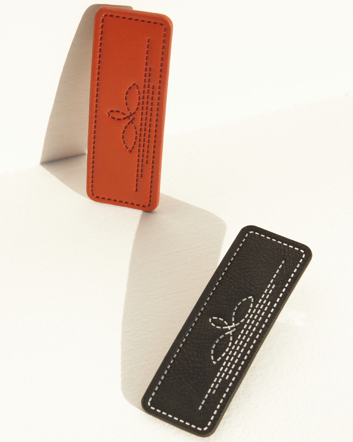 Image #4 - Idyllwind Women's Nash Vegas Faux Leather Hair Clip Set - 2 Piece, Black, hi-res