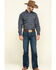 Image #6 - Tuf Cooper Men's Black Stretch Paisley Poplin Print Long Sleeve Western Shirt, Charcoal, hi-res