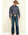 Image #6 - Tuf Cooper Men's Black Stretch Paisley Poplin Print Long Sleeve Western Shirt , Charcoal, hi-res