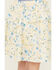 Image #4 - Trixxi Girls' Floral Print Ruffle Skirt, Yellow, hi-res