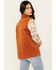 Image #4 - Shyanne Women's Printed Stretch Corduroy Shacket , Caramel, hi-res