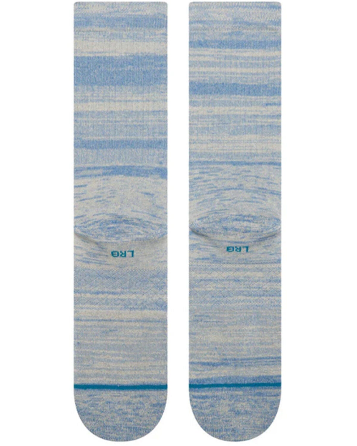 Image #3 - Stance Men's Marled Crew Socks, Steel Blue, hi-res