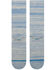 Image #3 - Stance Men's Marled Crew Socks, Steel Blue, hi-res