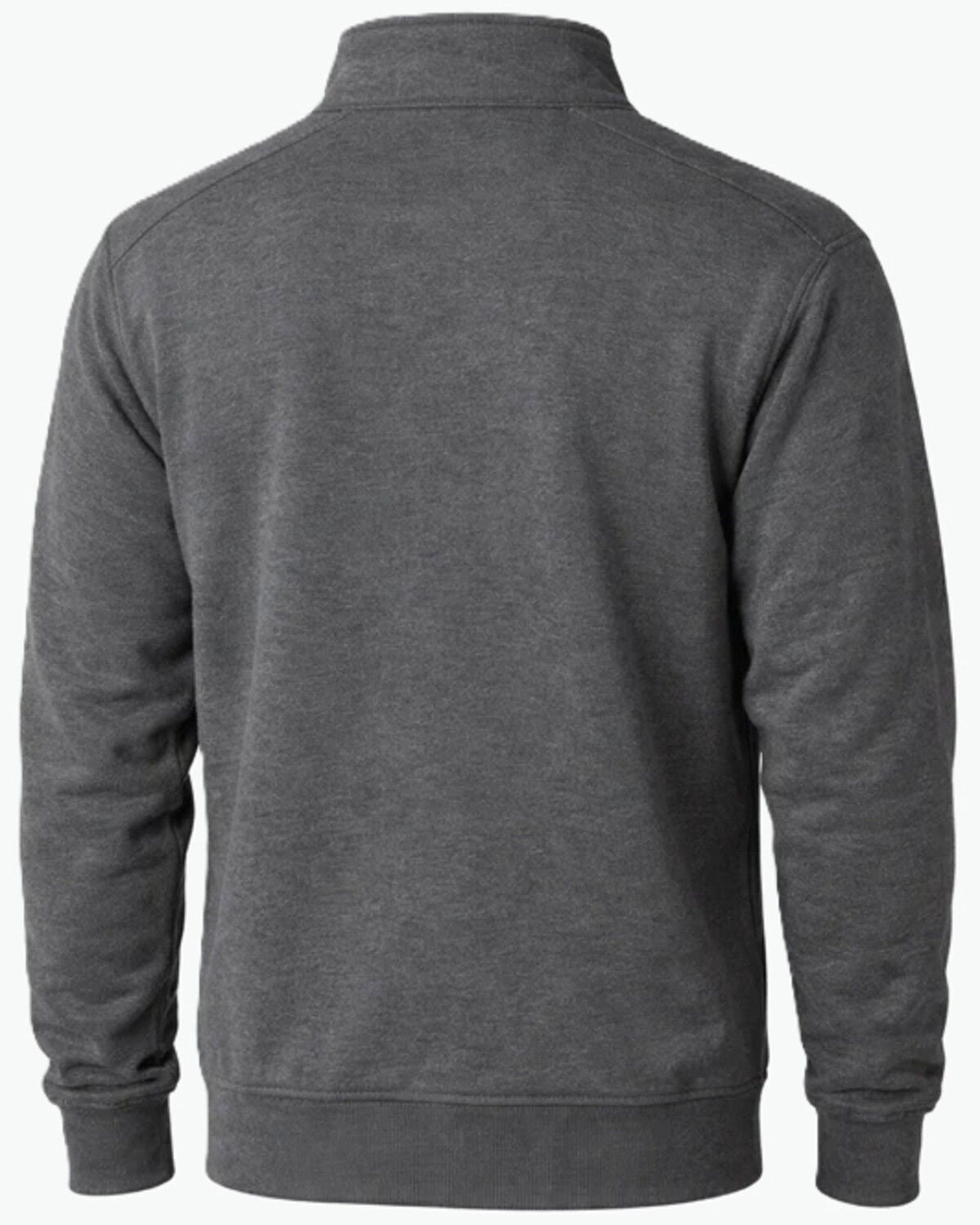 Image #2 - Forge Workwear Men's FR Solid 1/4 Zip Work Pullover, Charcoal, hi-res