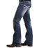 Stetson Rock Fit Bold X Stitched Jeans, Med Wash, hi-res
