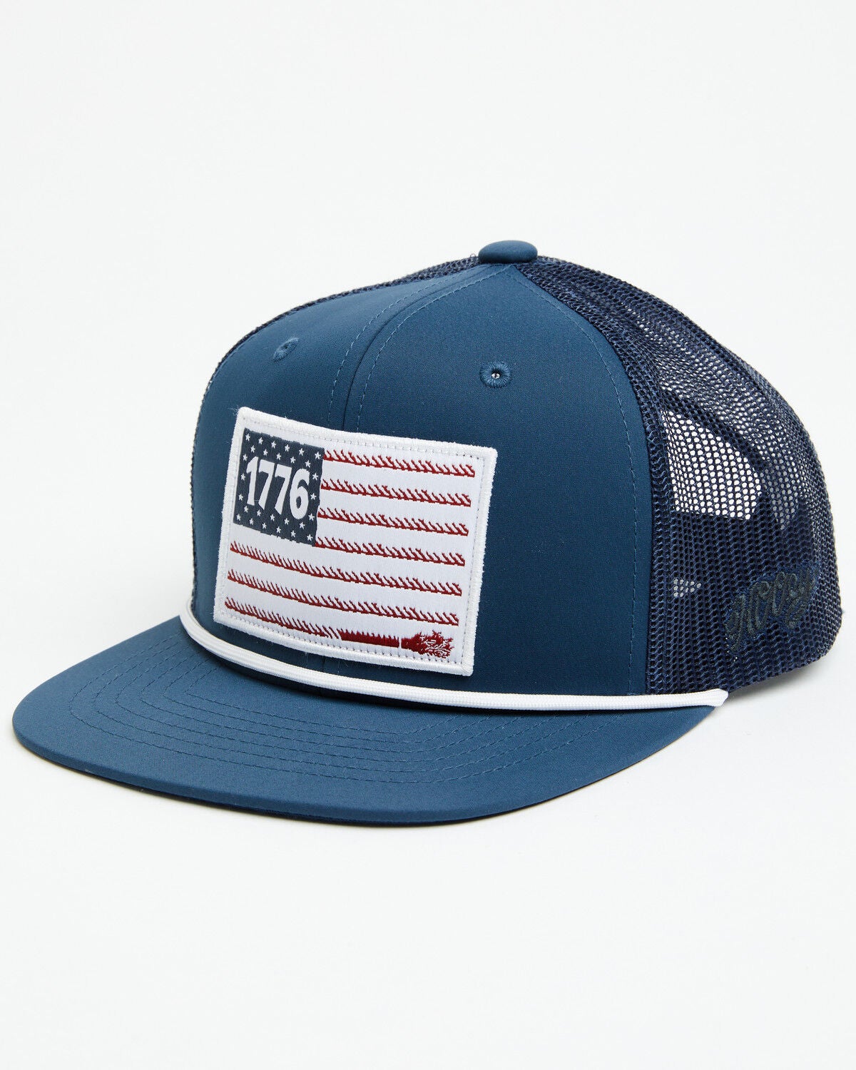 Hooey Boys' Liberty 1776 Patriotic Ball Cap, Navy, hi-res