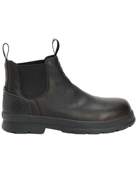 Image #2 - Muck Boots Men's Chore Farm Leather Chelsea Boots - Composite Toe , Black, hi-res