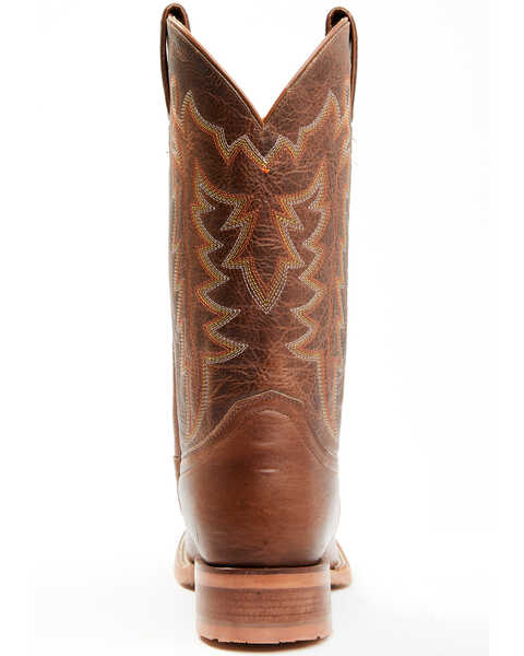 Image #5 - Justin Men's Carsen Camel Brown Cowhide Performance Leather Western Boots - Square Toe, Brown, hi-res