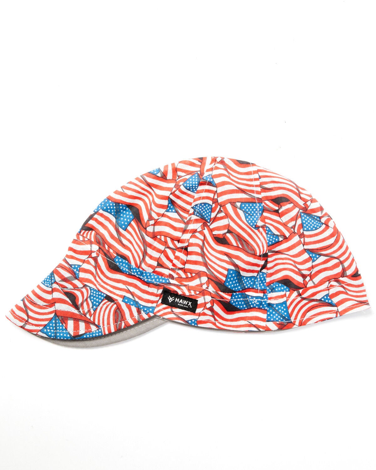Image #1 - Hawx American Flag Print Welding Work Cap, Blue, hi-res
