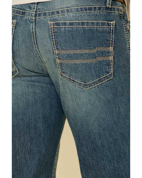 Image #5 - Cinch Men's Grant Med Stone Relaxed Bootcut Jeans , , hi-res