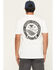 Image #1 - Troll Co Men's Haggler Short Sleeve Graphic Work T-Shirt, White, hi-res