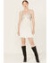 Image #1 - Angie Women's Sequins Sleeveless Slip Mini Dress, Ivory, hi-res