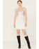 Image #1 - Angie Women's Sequins Sleeveless Slip Dress , Ivory, hi-res