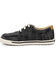 Image #3 - Wrangler Footwear Youth Classic Low Top Shoe, Black/white, hi-res
