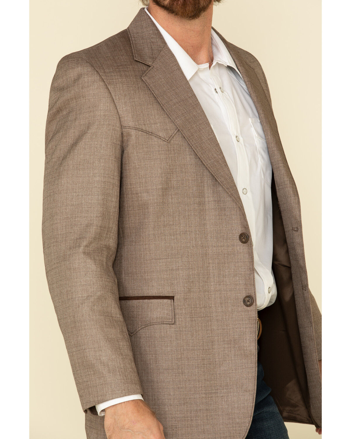Brown western sport coat clearance