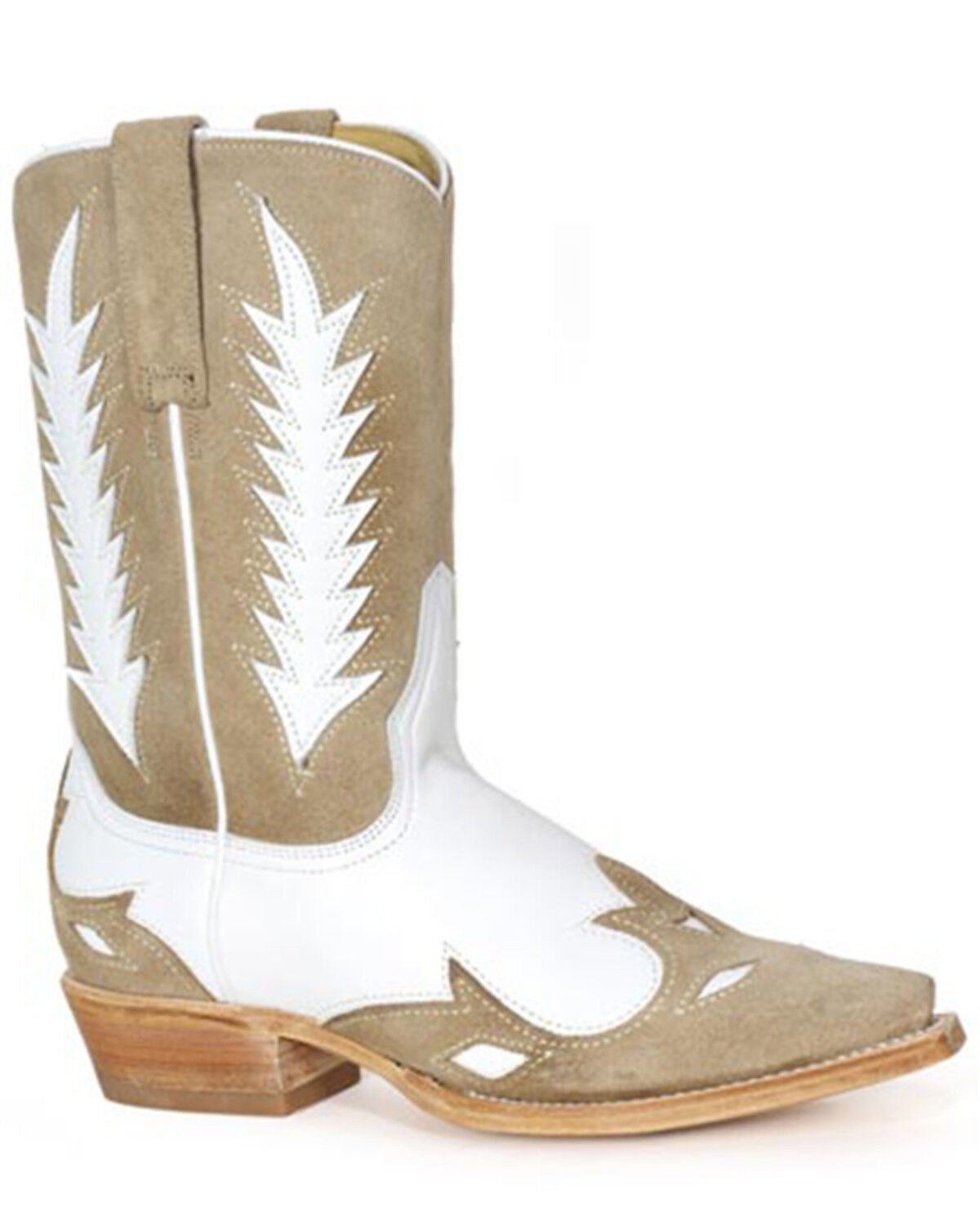 Stetson Women's Beth Western Boots - Snip Toe, Tan, hi-res