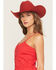Image #2 - Wrangler Women's Sleeveless Snap Denim Mini Dress, Red, hi-res