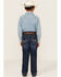 Wrangler 20X Boys' Dark Wash Vintage Bootcut Jeans - Toddler & Youth, Dark Blue, hi-res