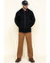 Image #6 - Hawx Men's FR Zip Up Fleece Work Hoodie - Tall , Black, hi-res