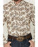Image #3 - Cody James Men's Kendall Paisley Print Long Sleeve Button-Down Stretch Western Shirt, Tan, hi-res