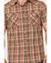 Image #3 - Pendleton Men's Frontier Plaid Print Short Sleeve Pearl Snap Western Shirt, Brown, hi-res