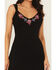 Image #4 - Idyllwind Women's Embroidered Fringe Dress, Black, hi-res