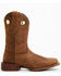 Image #2 - RANK 45® Men's Warrior Performance Western Boots - Broad Square Toe , Coffee, hi-res