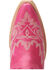 Image #6 - Lane Women's Lexington Western Booties - Snip Toe, Hot Pink, hi-res