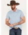 Image #1 - Hooey Men's The Weekender Polo, Blue, hi-res