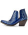 Ariat Women's Dixon Sin City Western Booties - Snip Toe, Blue, hi-res