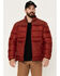 Wrangler ATS Men's All-Terrain Classic Zip-Front Puffer Jacket, Red, hi-res