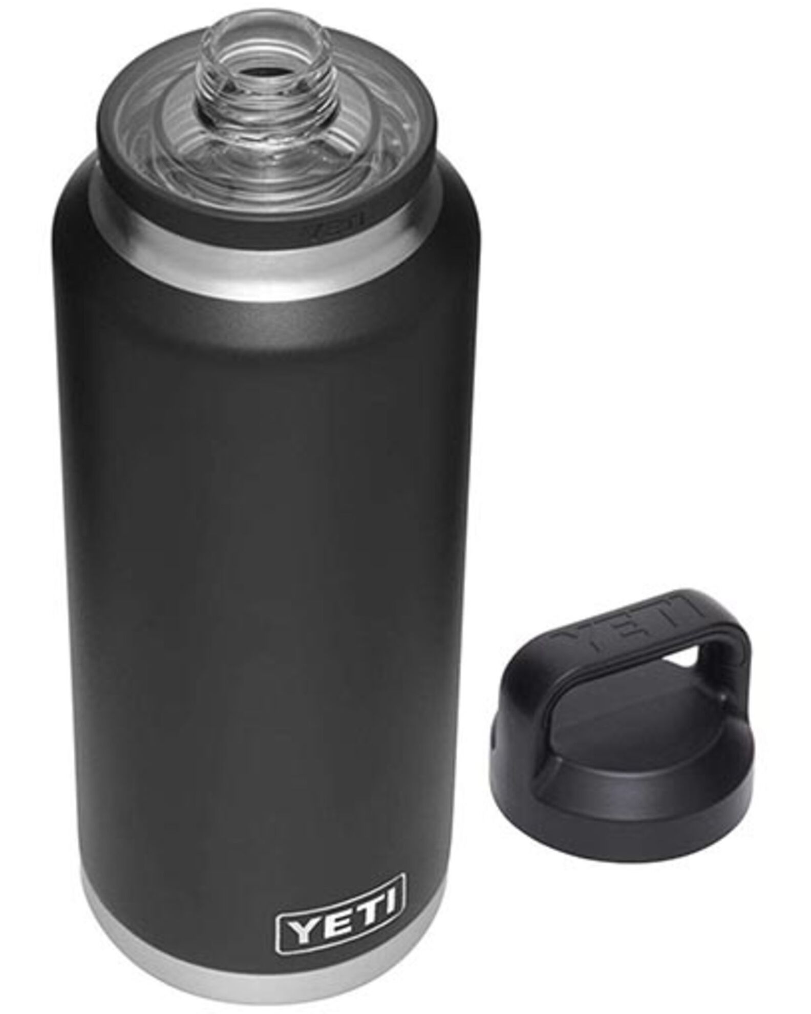 Image #3 - YETI Rambler® 46oz Chug Cap Water Bottle, Black, hi-res