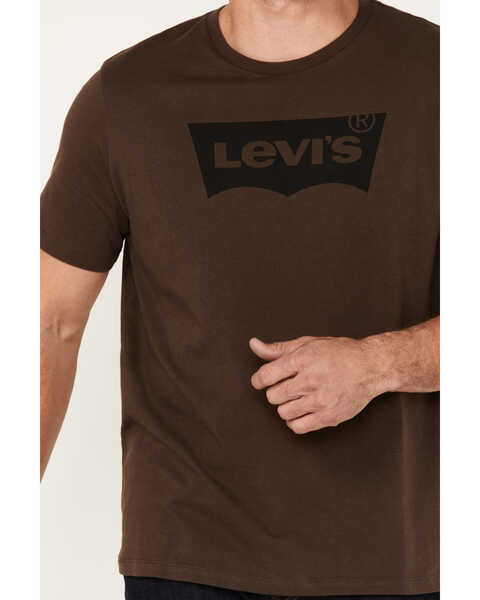 Image #3 - Levi's Men's Logo Graphic Short Sleeve T-Shirt, Dark Brown, hi-res