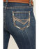 Image #2 - Panhandle Women's Medium Wash Mid Rise Stretch Riding Bootcut Jeans, Medium Wash, hi-res