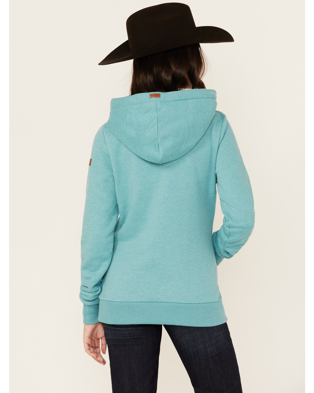 Image #4 - Wanakome Women's Artemis Solid Cowlneck Hoodie, Blue, hi-res