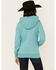 Image #4 - Wanakome Women's Artemis Solid Cowlneck Hoodie, Blue, hi-res