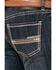 Image #4 - Rock & Roll Denim Men's Dark Vintage Wash Skinny Reflex Denim Jeans, Dark Medium Wash, hi-res