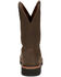 Image #5 - Justin Men's 11" Carbide Pull-On Work Boots - Soft Toe, Brown, hi-res