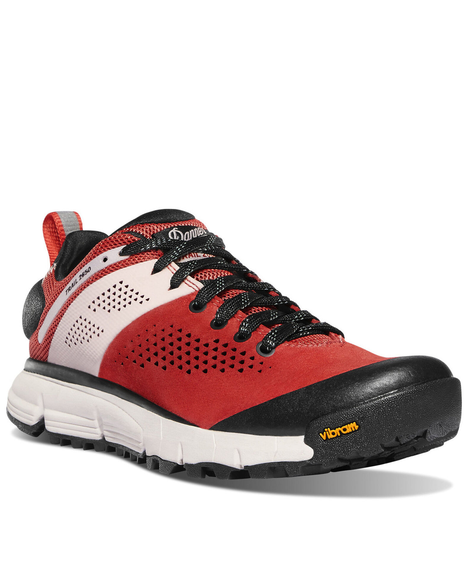 Image #1 - Danner Women's Trail 2650 Hiking Shoes - Soft Toe, Red, hi-res