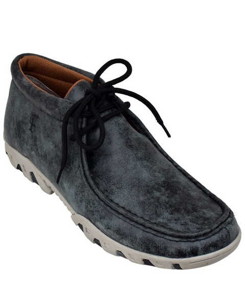 Ferrini Men's Rogue Shoes - Moc Toe, Black, hi-res