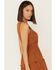 Shyanne Women's Smocked Midi Dress, Pecan, hi-res