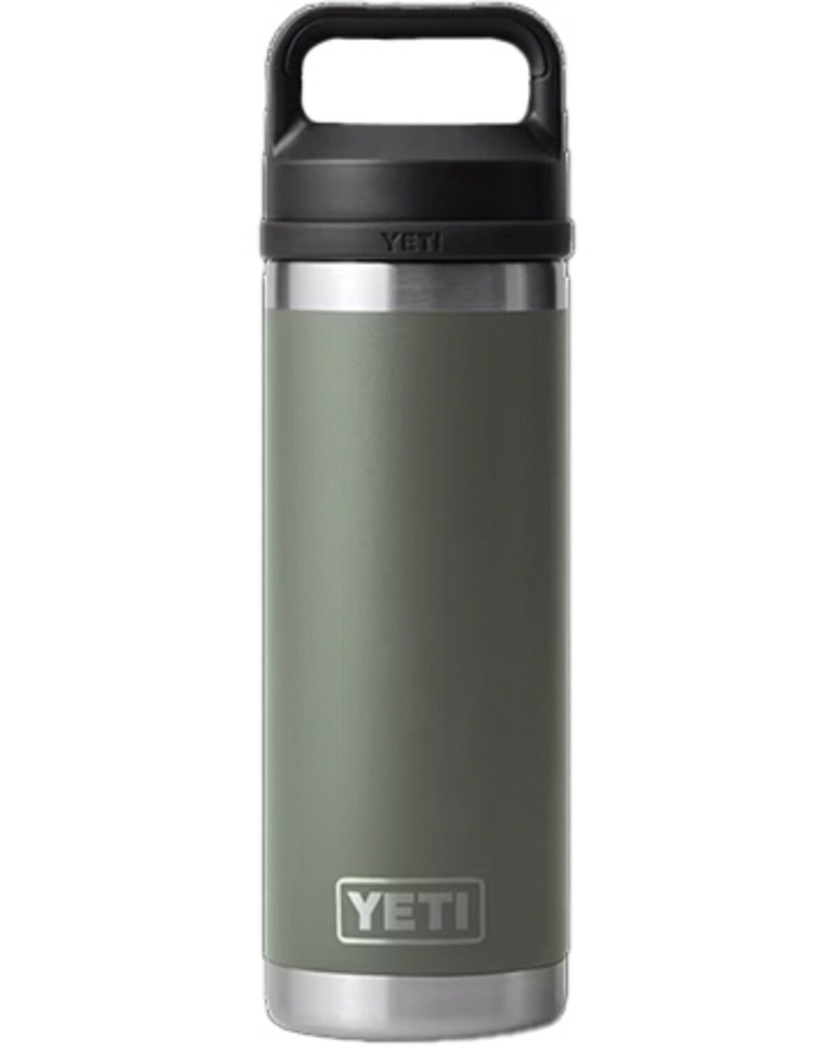 Image #1 - YETI Rambler® 18oz Water Bottle with Chug Cap, Green, hi-res