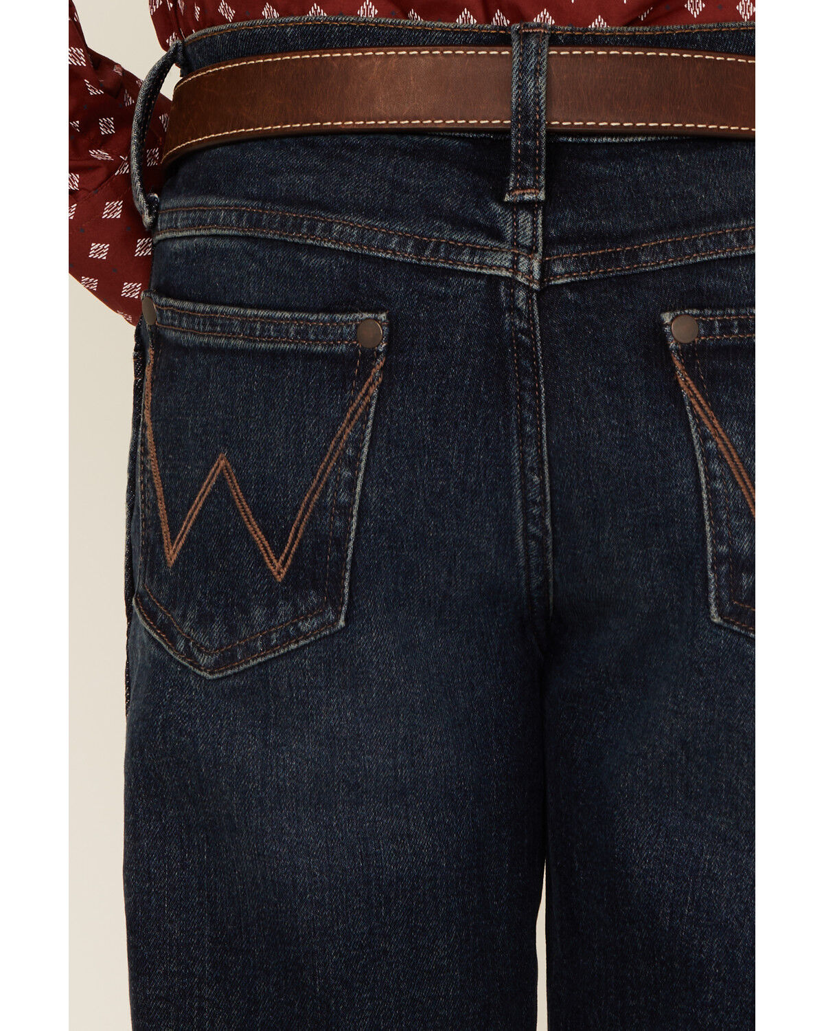 Image #4 - Wrangler Retro Boys' Darren Relaxed Bootcut Stretch Denim Jeans, Blue, hi-res