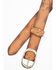 Image #2 - The Leathery Women's Two-Tone Studded Belt, Sand, hi-res