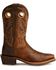 Ariat Men's Heritage Roughstock Western Performance Boots - Square Toe, Brown Oiled Rowdy, hi-res