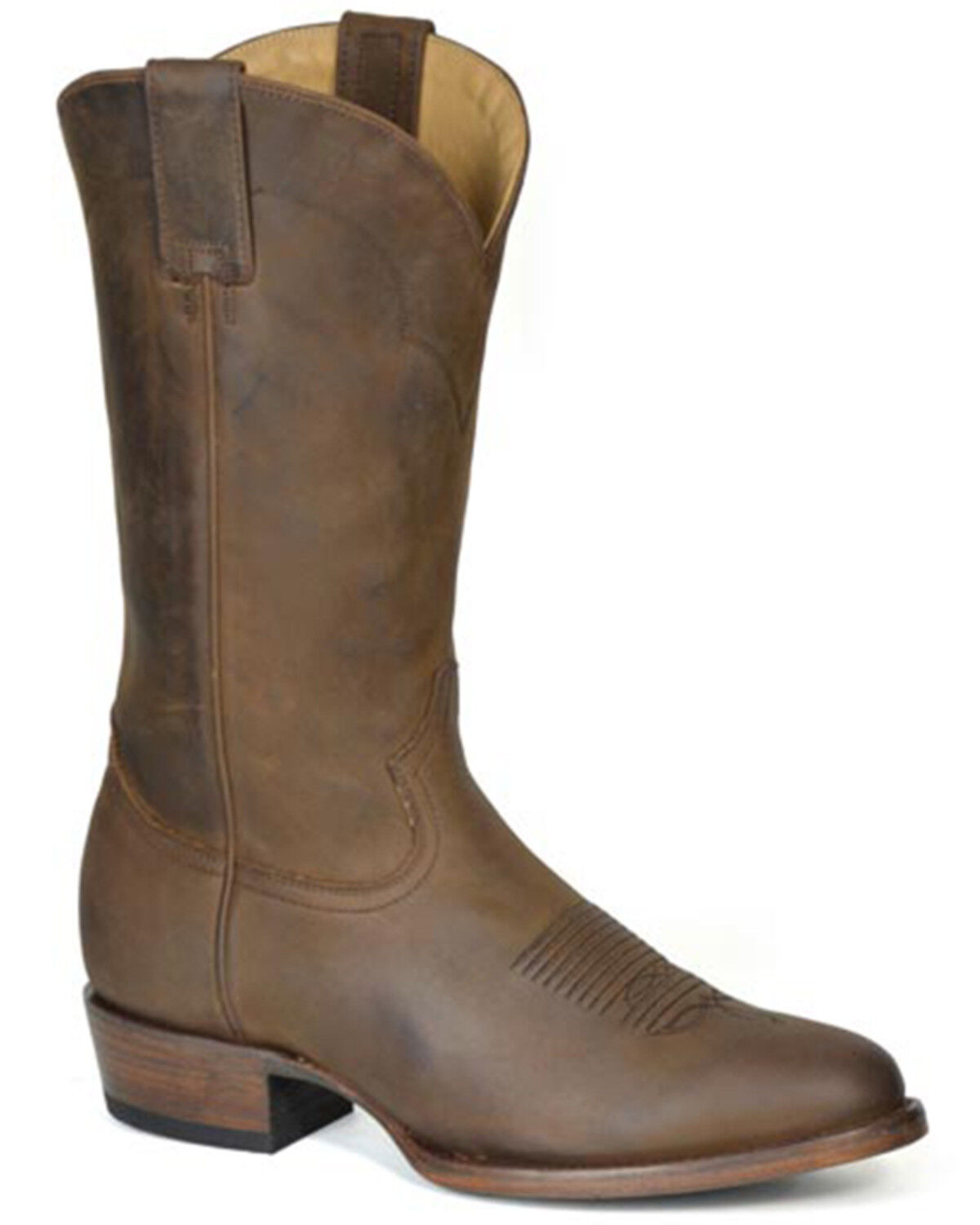 Image #1 - Stetson Men's Cassidy Western Boots - Round Toe, Brown, hi-res