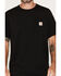 Image #3 - Carhartt Men's Force&reg; Relaxed Midweight Logo Pocket Short Sleeve Work T-Shirt, Black, hi-res