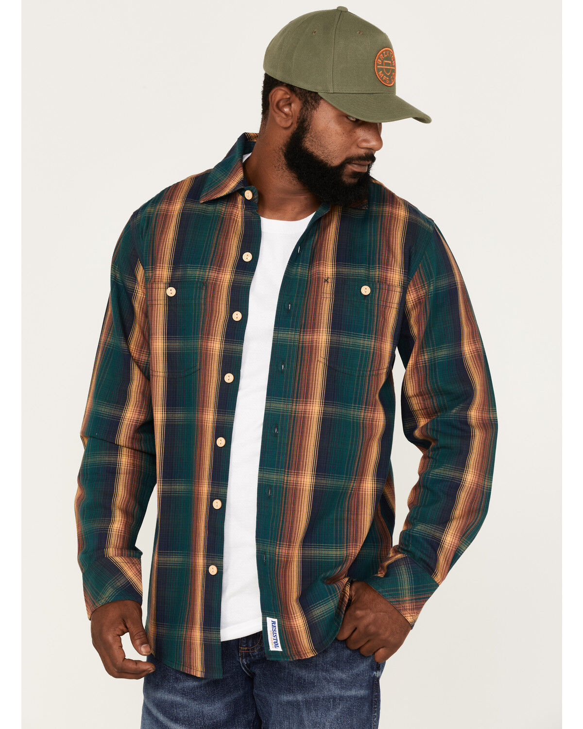 Image #2 - Resistol Men's Parker Large Plaid Button Down Western Shirt, Multi, hi-res
