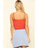 Others Follow Women's Red Smocked Goldie Top, Red, hi-res