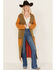 Image #1 - Revel Women's Color Block Duster Cardigan, Olive, hi-res